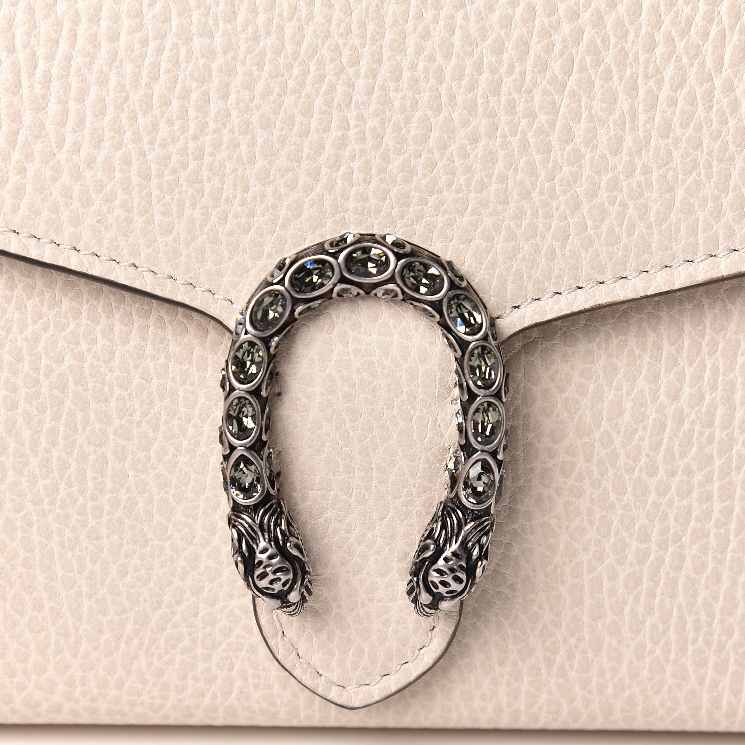 Gucci Dollar Calfskin Mini Dionysus Chain Wallet Mystic White 10 of 10