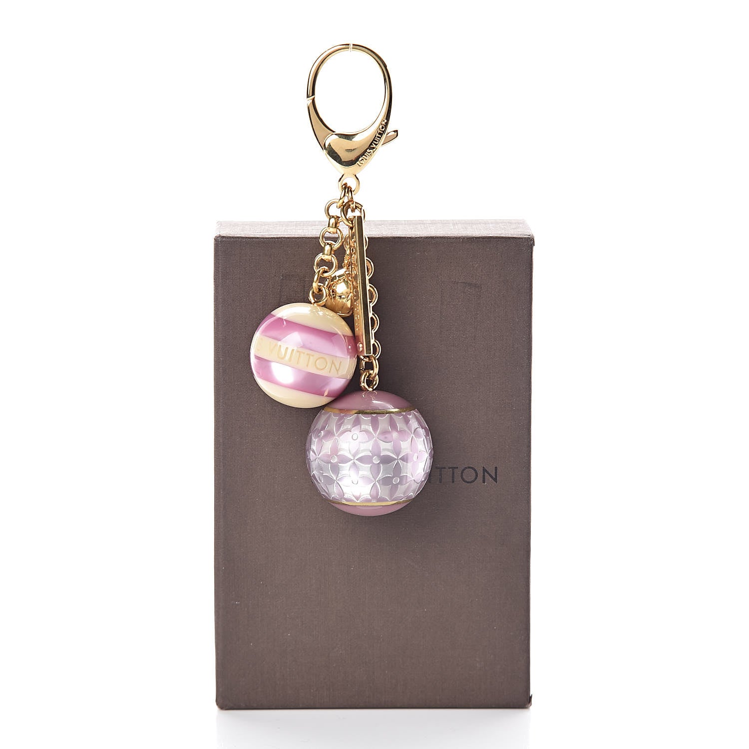 Louis Vuitton Mini Lin Croisette Bag Charm Violet 3 of 3