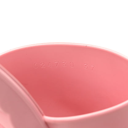 Gucci Rubber Gucci Logo Womens Platform 20/60mm Slide Sandals 37 Wild Rose 9 of 10