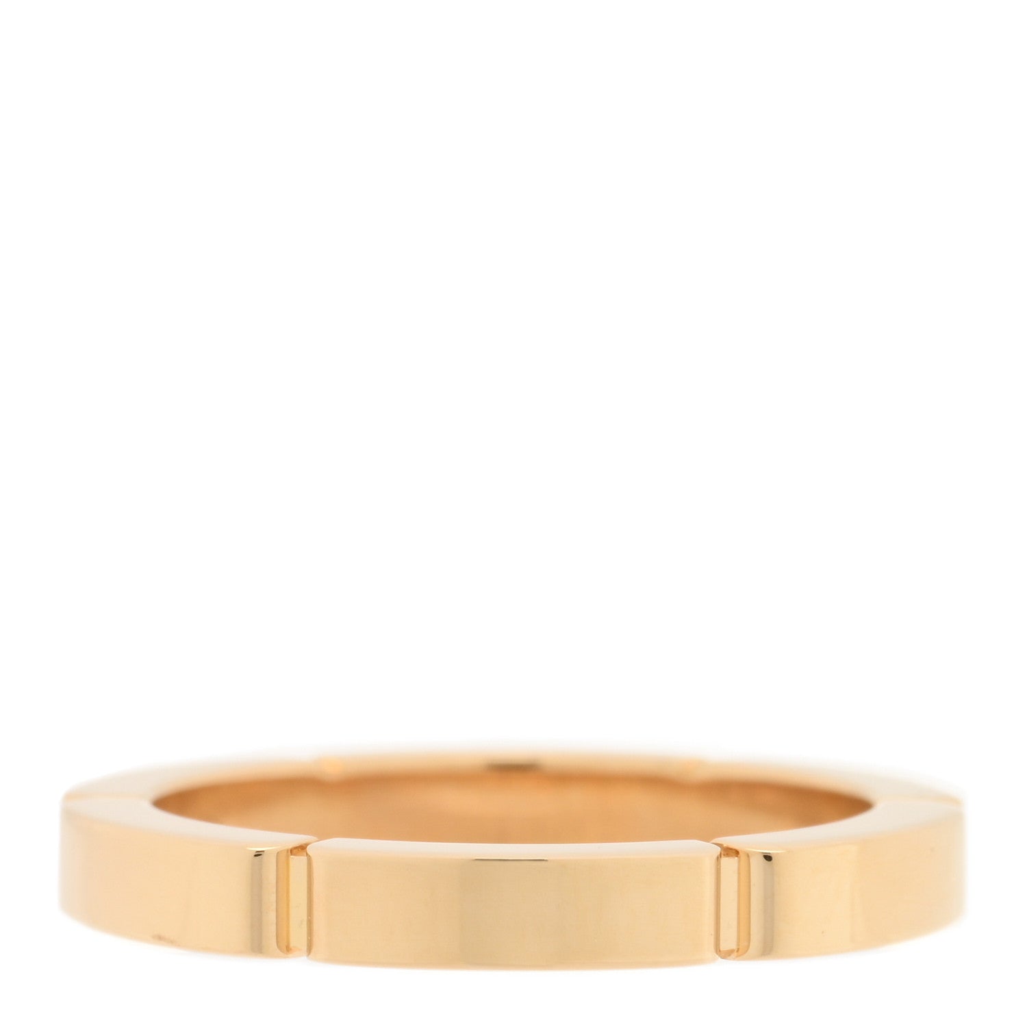 Cartier 18K Yellow Gold 2.5mm Maillon Panthere Wedding Band Ring 47 4 3 of 4