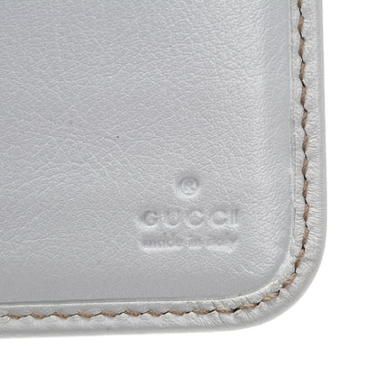 Gucci Calfskin Britt Continental Wallet White 6 of 7