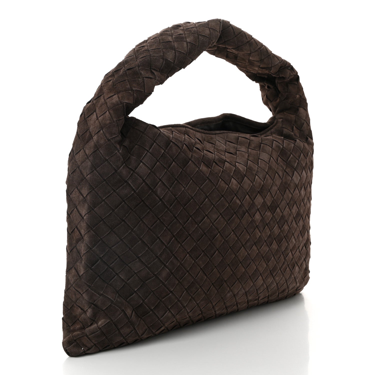 Bottega Veneta Suede Intrecciato Small Hop Fondant 3 of 10