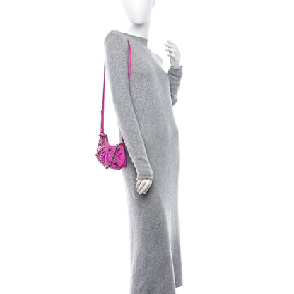 Balenciaga Agneau Arena Le Cagole Mini Purse With Chain Lipstick Pink 2 of 10