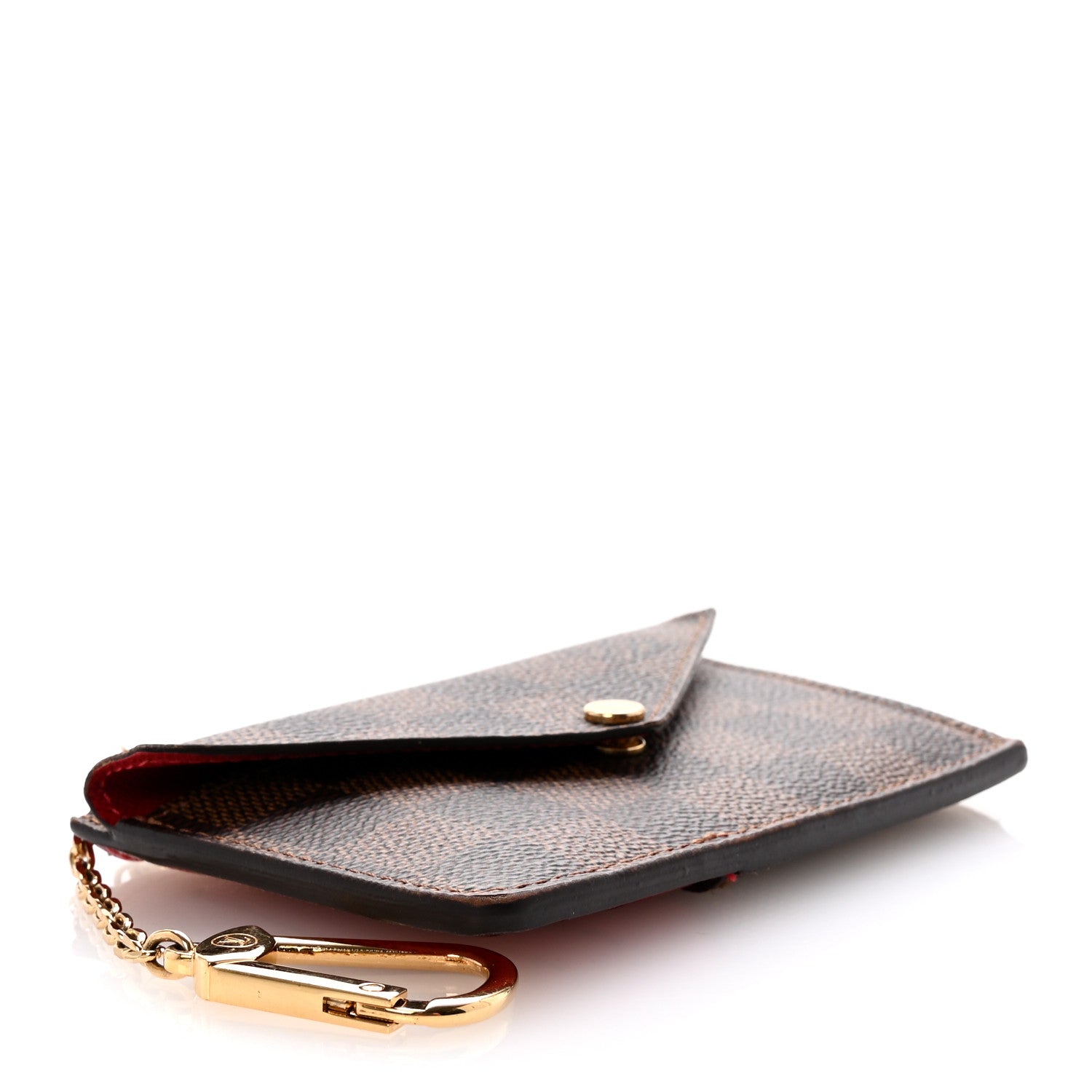 Louis Vuitton Damier Ebene Recto Verso Card Holder Red 4 of 6
