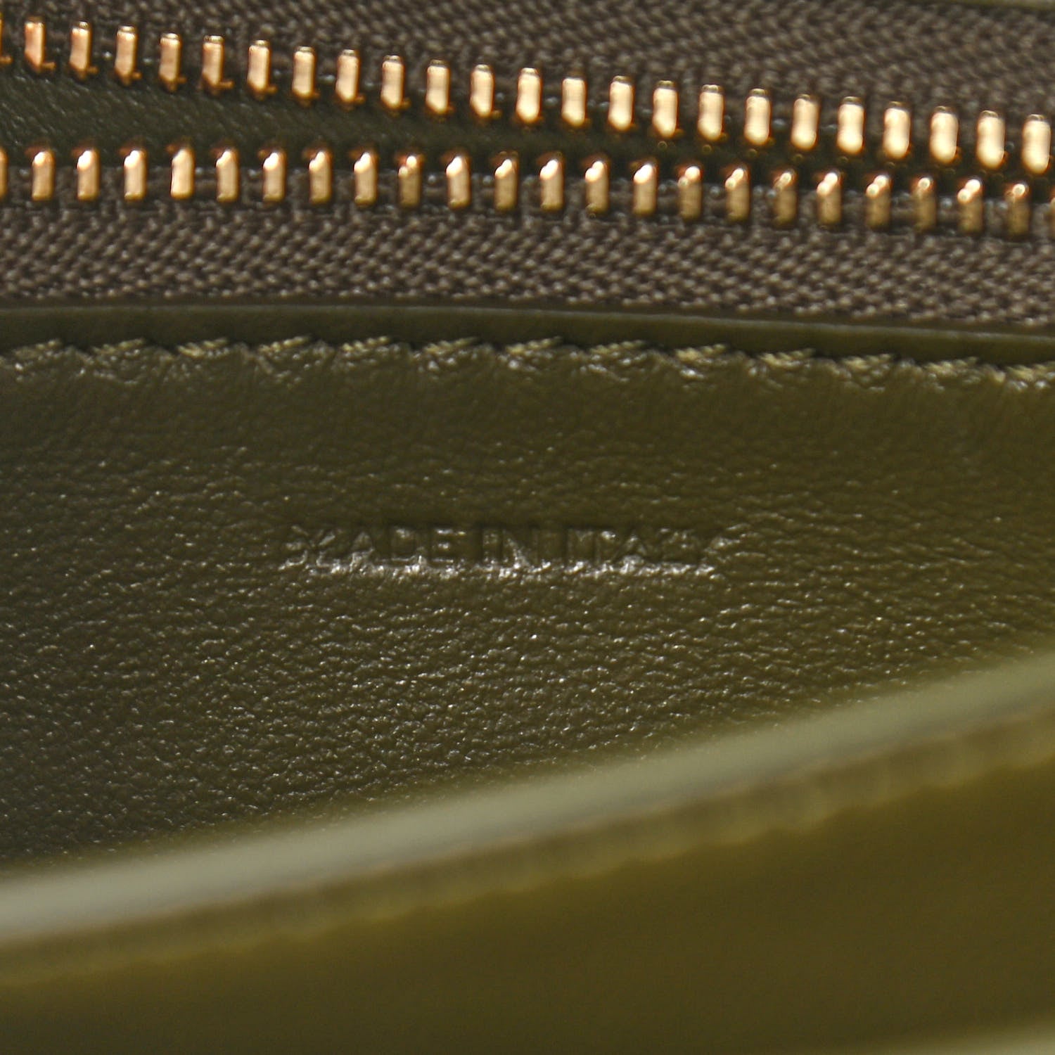 Celine Box Calfskin Small Classic Box Flap Bag Army Green 6 of 10