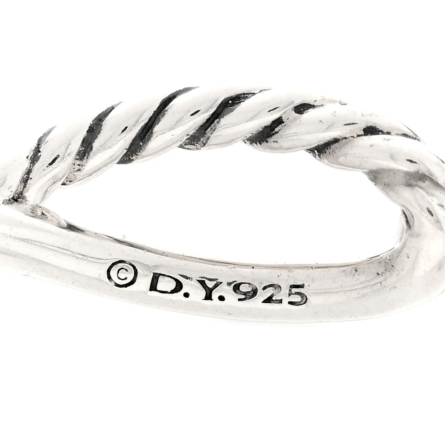 Sterling Silver Crossover Cable Hoop Earrings