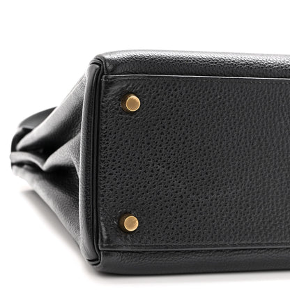 Hermes Togo Kelly Retourne 32 Black 9 of 10