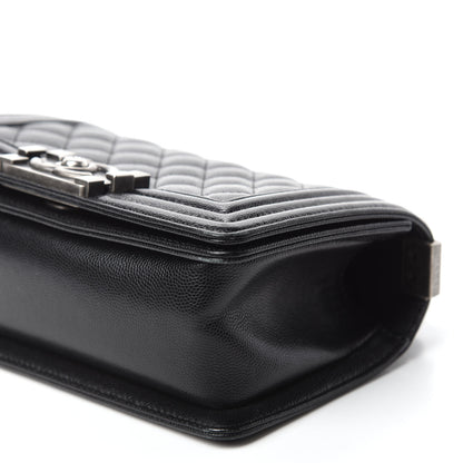 Chanel Caviar Quilted Small Boy Flap Black 7 of 11