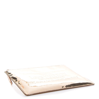 Louis Vuitton Monogram Miroir Inventeur Pochette Plat Dore Gold 4 of 8
