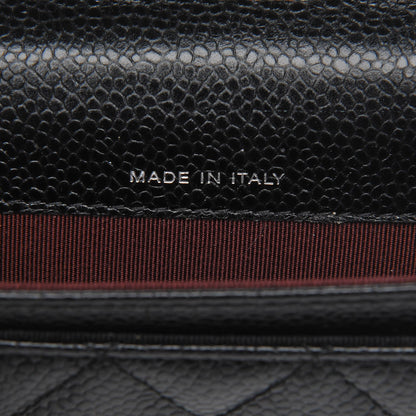 Chanel Caviar Quilted Flap Card Holder Black 7 of 8