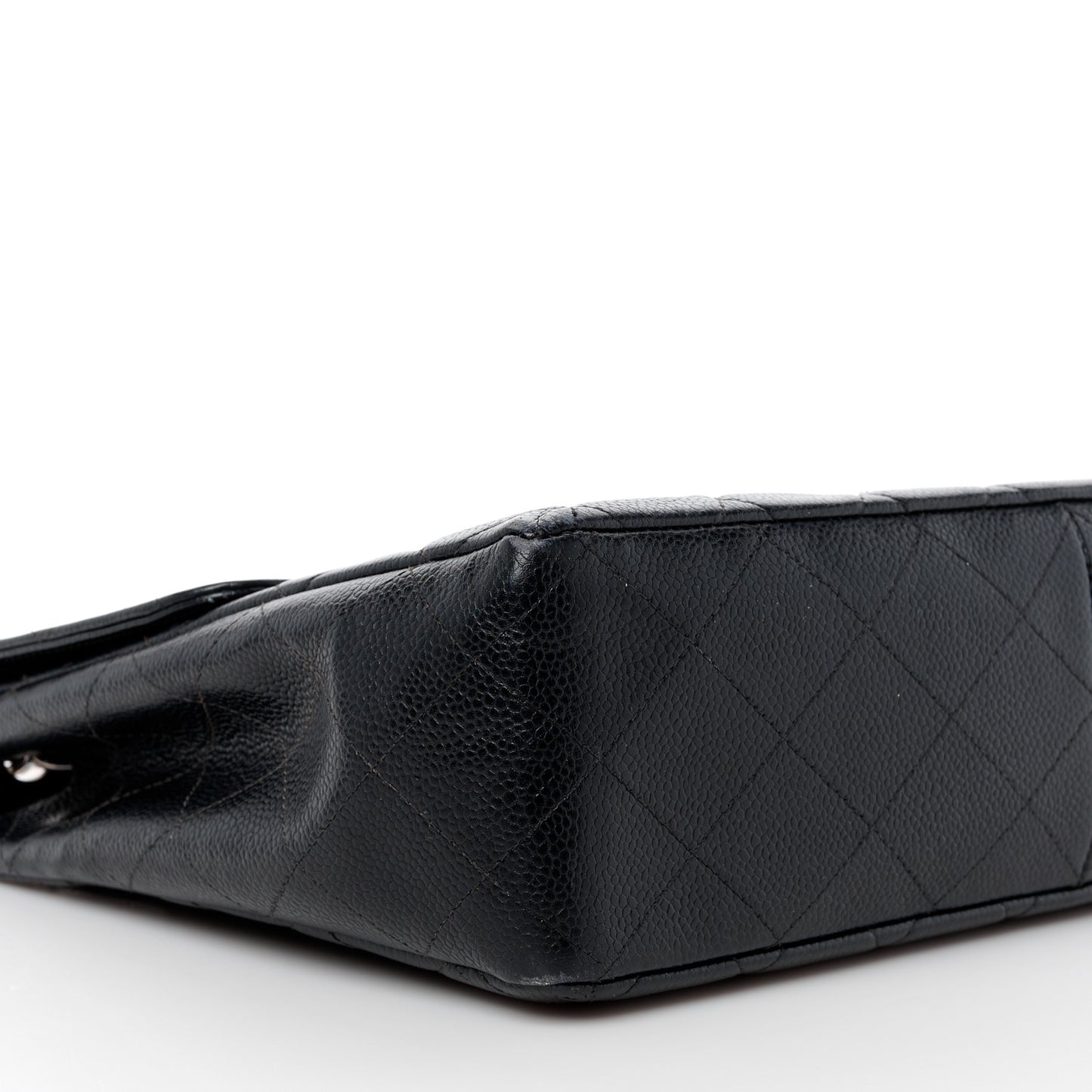 Caviar Jumbo Single Flap Black