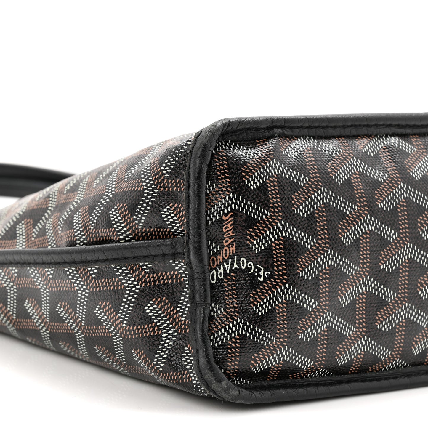 Goyardine Reversible Mini Anjou Black