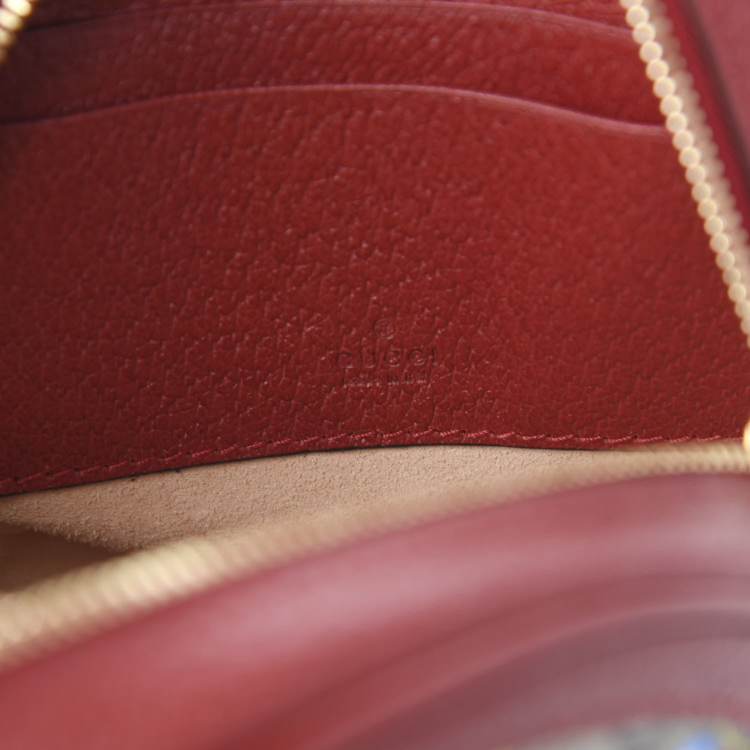 Gucci GG Supreme Monogram Web Flora Mini Ophidia Round Backpack Red 5 of 9
