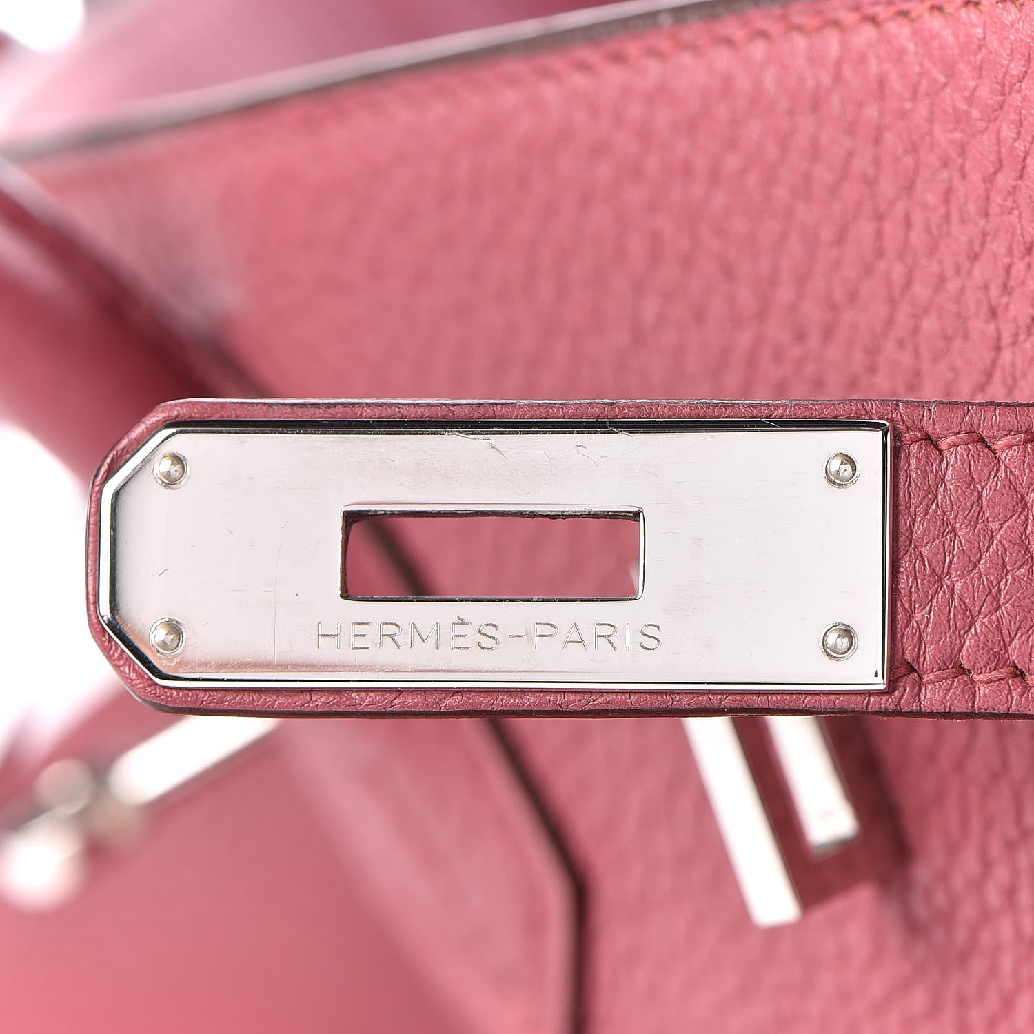 Hermes Taurillon Clemence Birkin 35 Bois de Rose 26 of 30