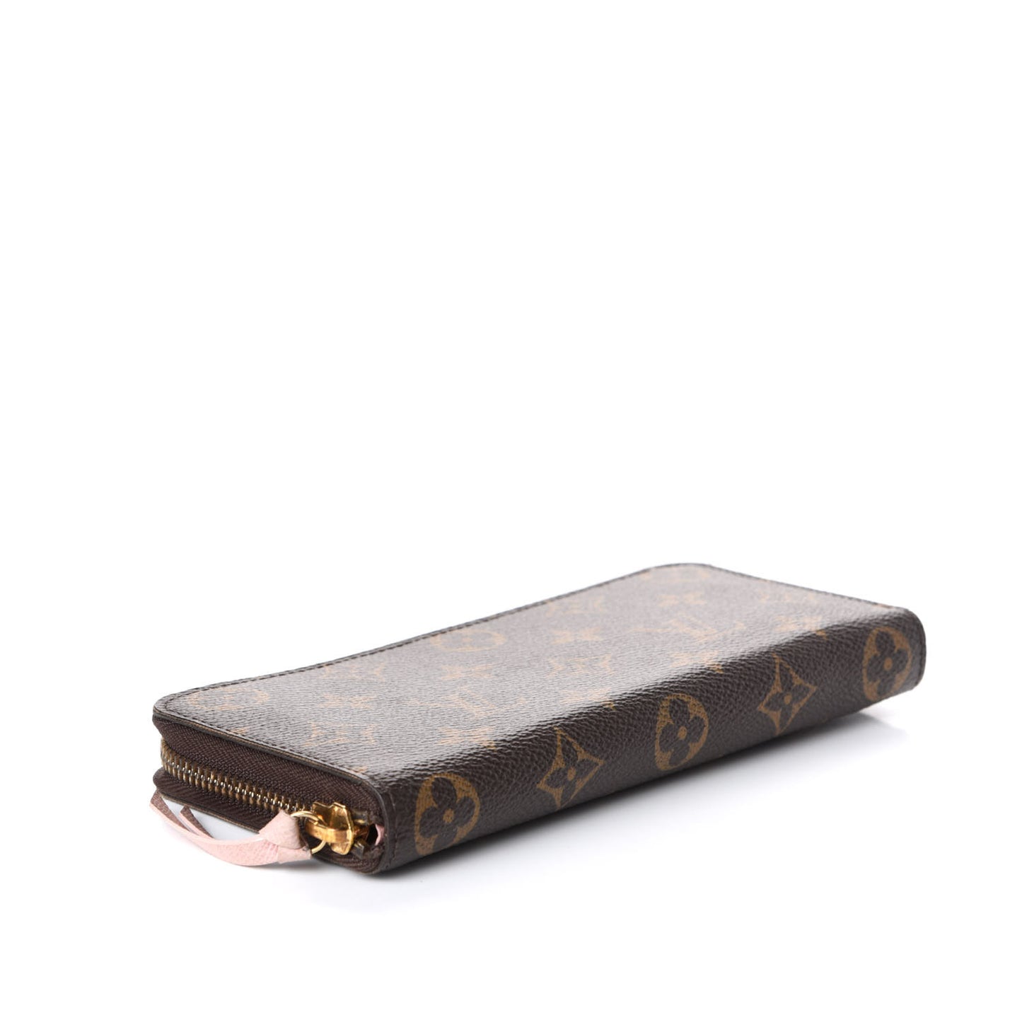 Monogram Clemence Wallet Rose Ballerine