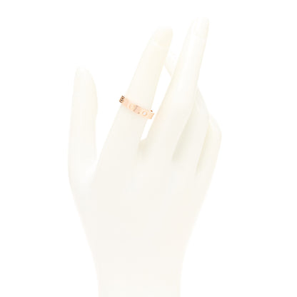 Cartier 18K Pink Gold Diamond 4mm LOVE Wedding Band Ring 53 6.5 2 of 4