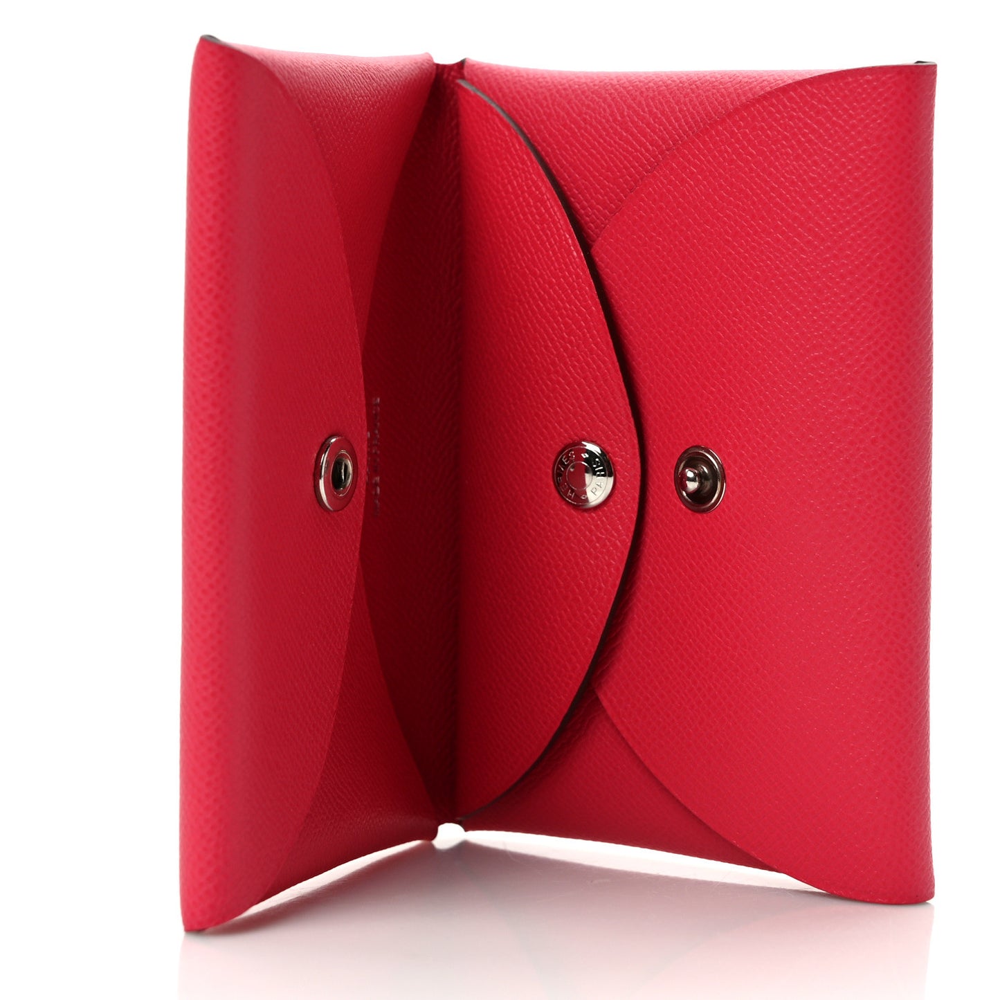 Epsom Calvi Duo Card Case Framboise