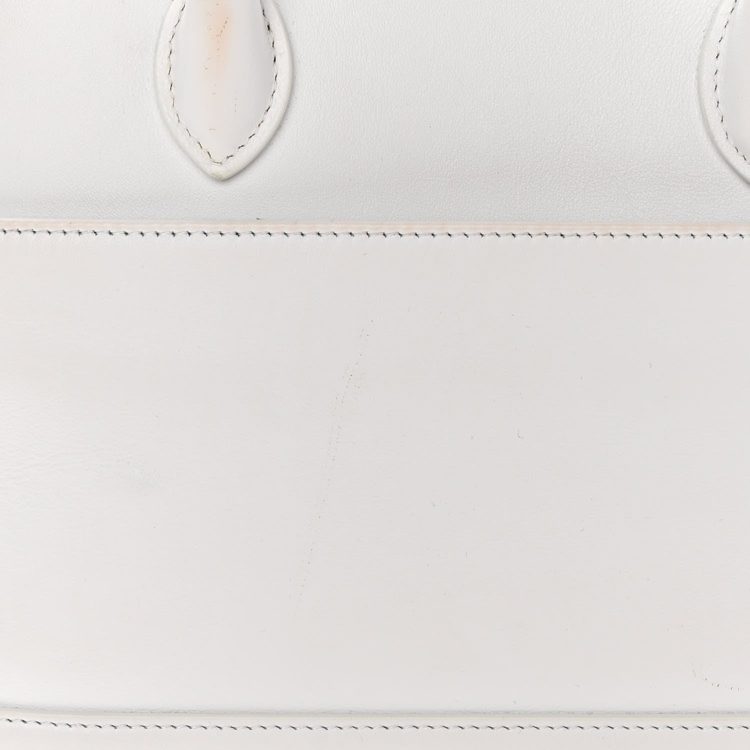 Balenciaga Smooth Calfskin 3D Logo S Ville Top Handle Bag White Screen Blue Black 16 of 20