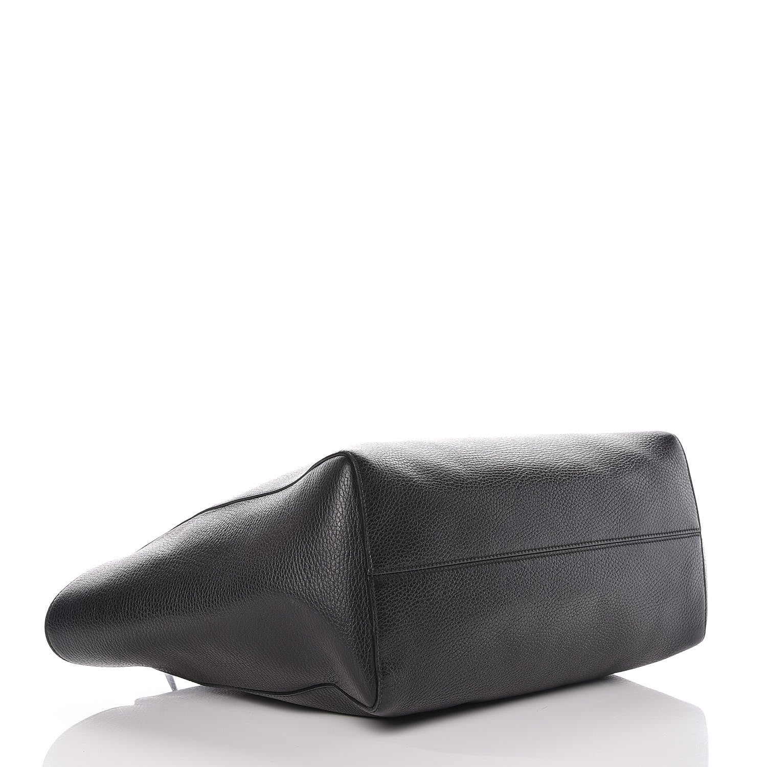 Gucci Pebbled Calfskin Medium Swing Tote Black 4 of 15