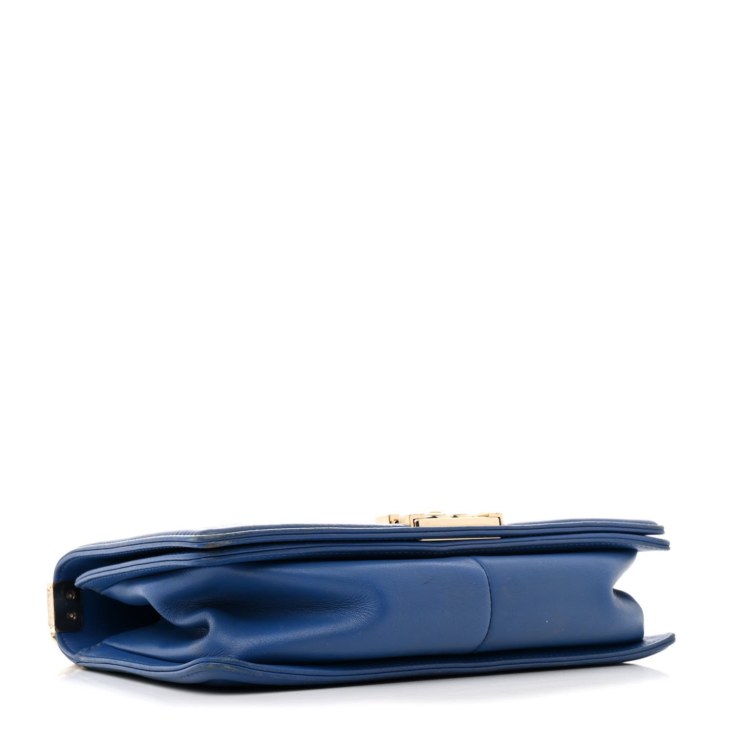 Chanel Lambskin Quilted Medium Boy Flap Blue 4 of 19