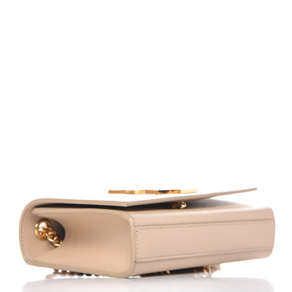 Saint Laurent Grain De Poudre Small Monogram Kate Satchel Nude Powder 4 of 7