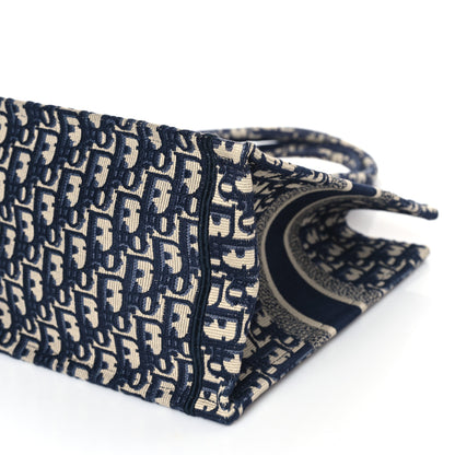 Christian Dior Oblique Medium Book Tote Blue Multicolor 9 of 9