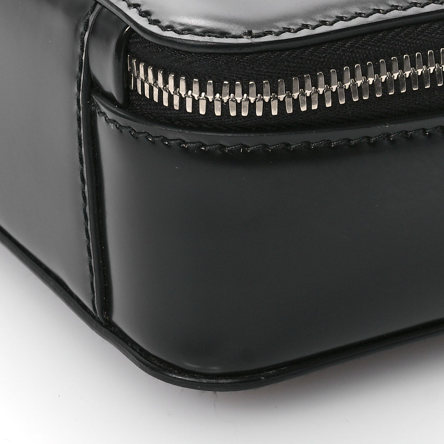 Spazzolato Medium Brique Crossbody Bag Black