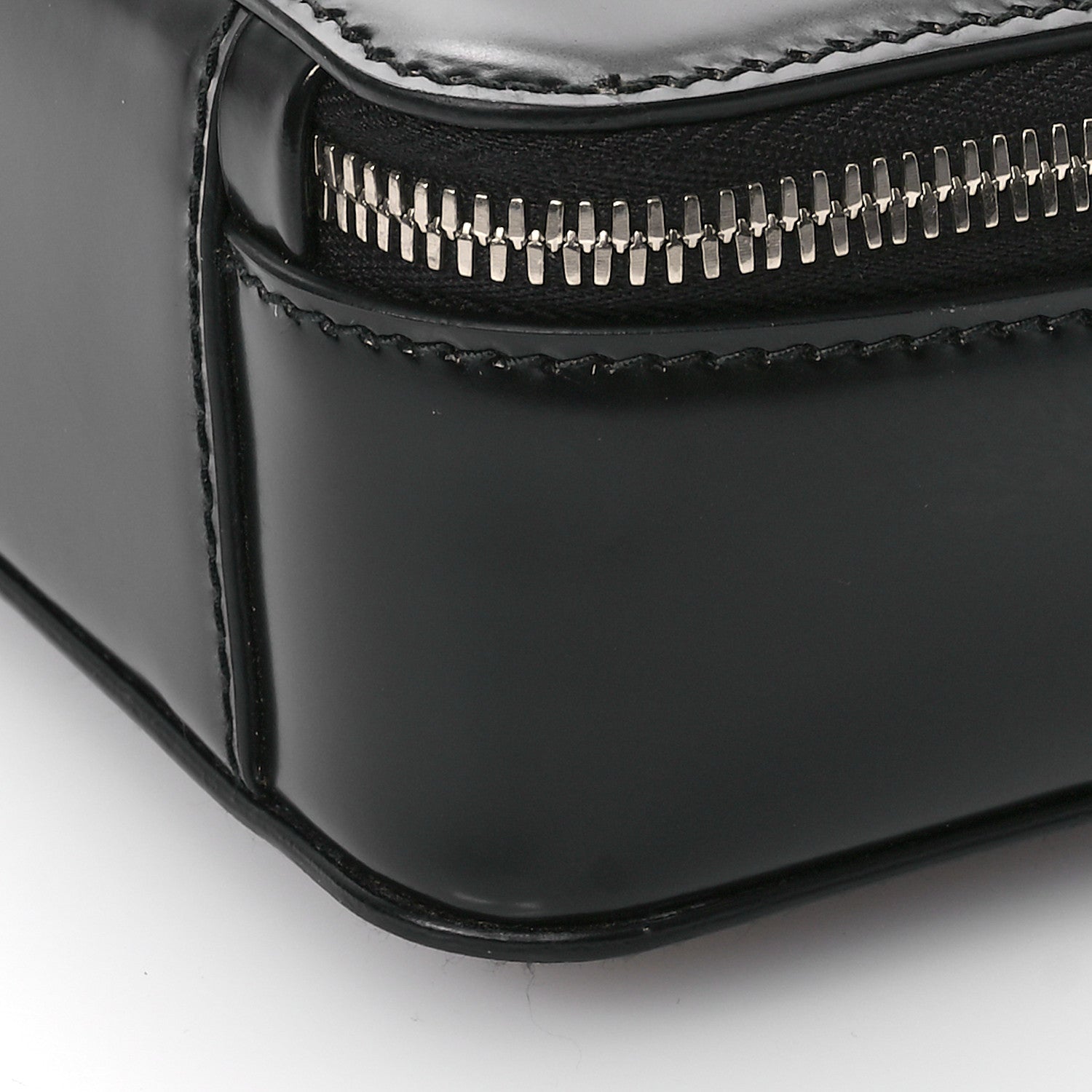 Prada Spazzolato Medium Brique Crossbody Bag Black 11 of 12