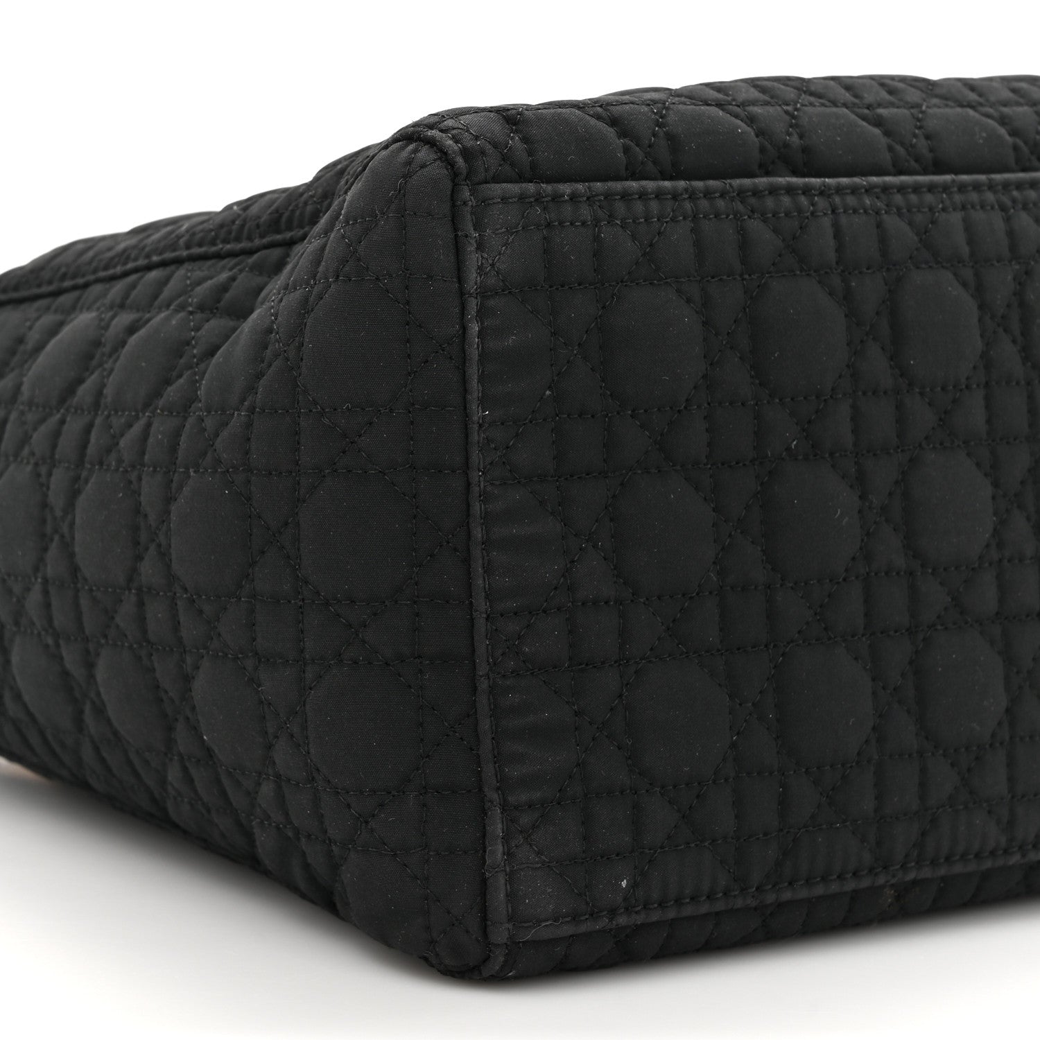 Christian Dior Nylon Cannage Medium Lady Dior Black 9 of 13