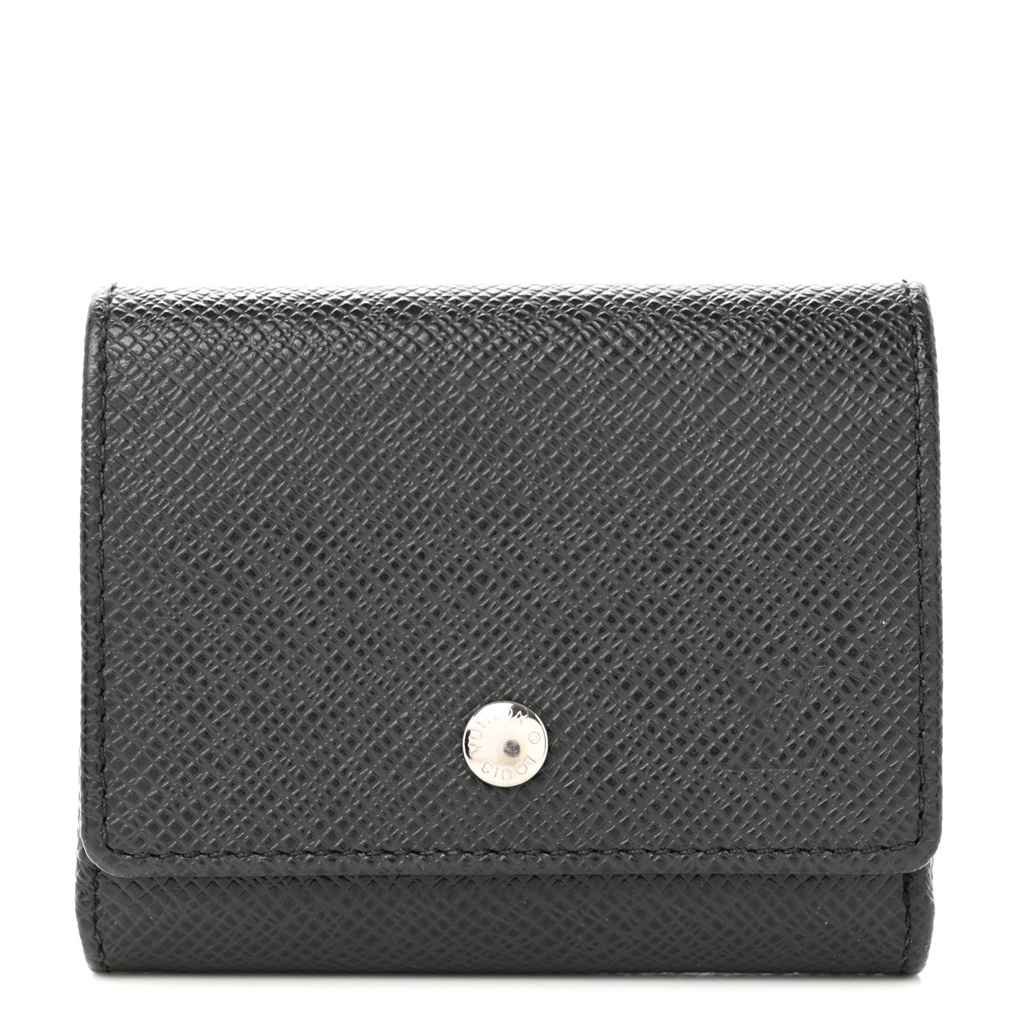 Louis Vuitton Taiga Serguei Wallet Black 1 of 11