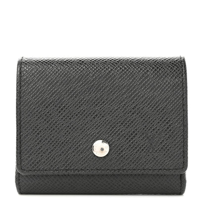Louis Vuitton Taiga Serguei Wallet Black 1 of 11