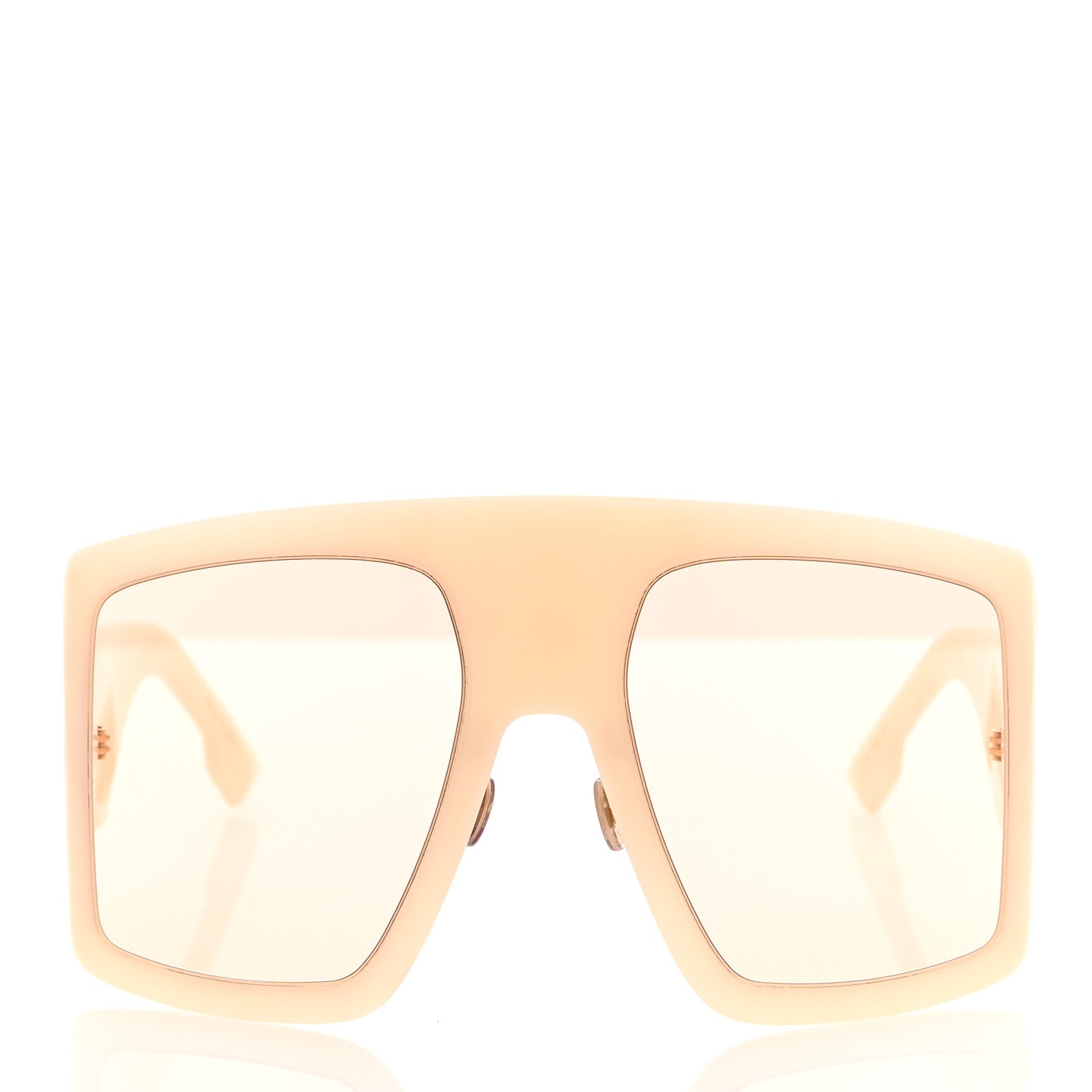 Christian Dior Acetate DiorSo Light 1 Shield Sunglasses Ivory 2 of 9
