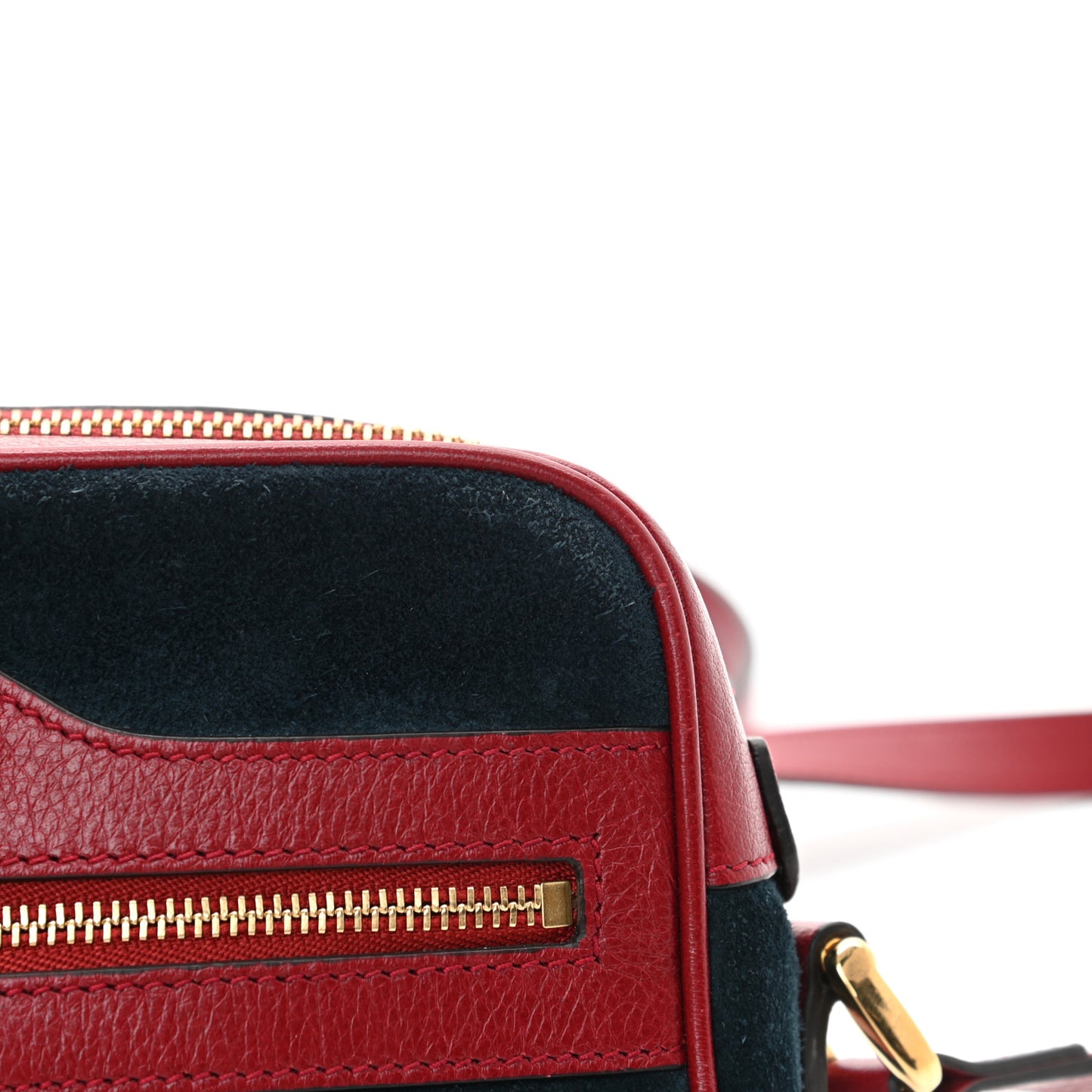 Suede Calfskin Web Mini Ophidia Shoulder Bag New Blue Romantic Cherry