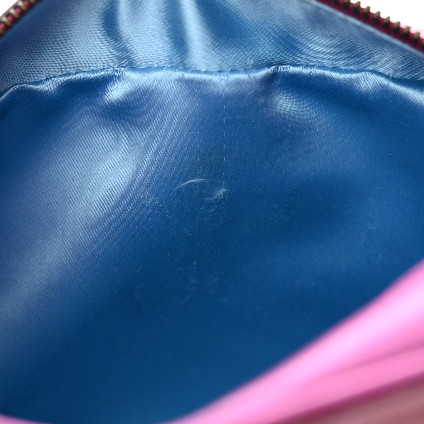 Laminated Nappa Matelasse Small GG Marmont Chain Shoulder Bag Fuxia Rosso Rosa