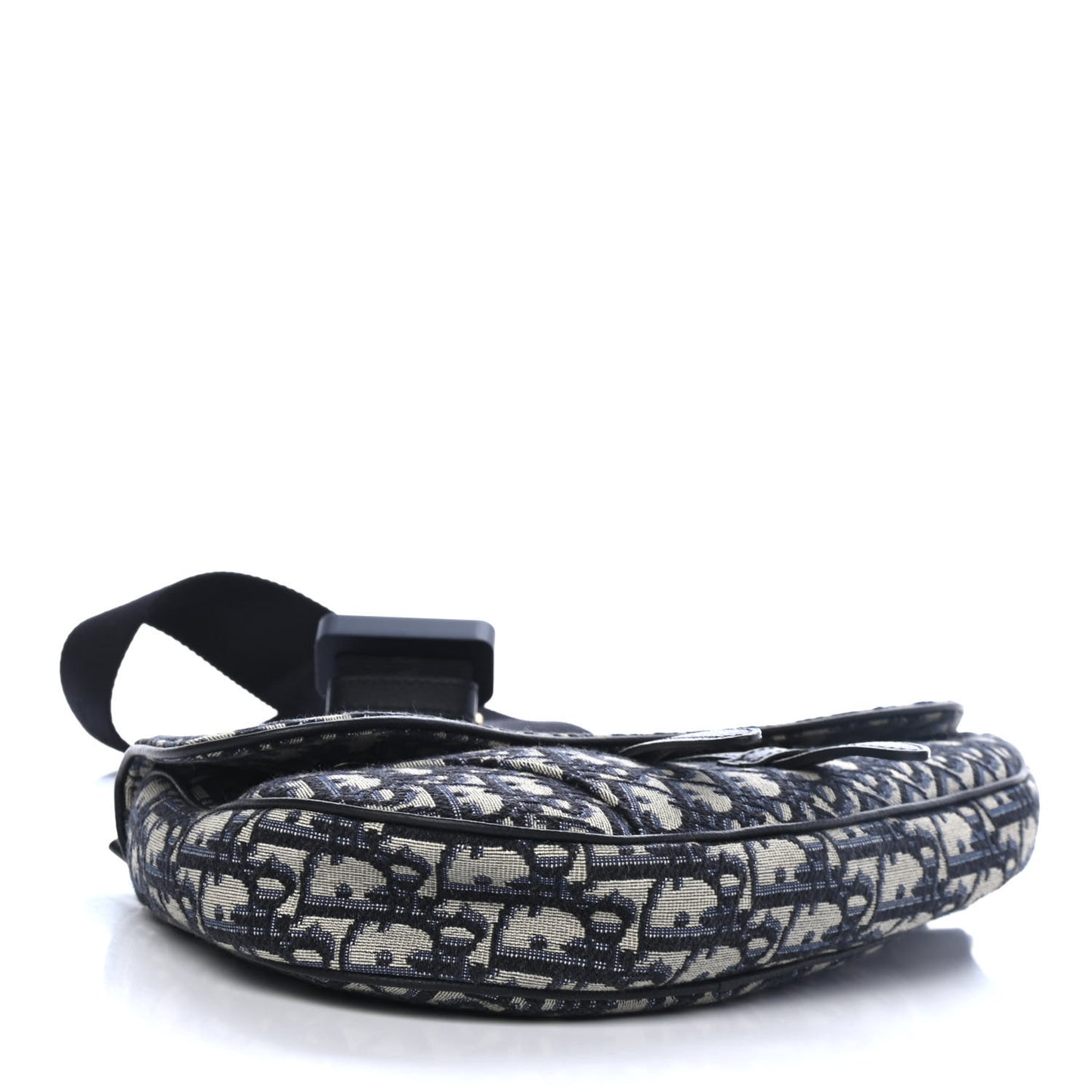 Oblique Mens Saddle Bag Blue