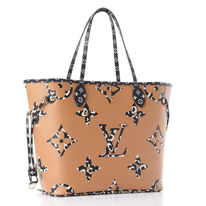 Louis Vuitton Monogram Giant Jungle Neverfull MM Ivory 2 of 11
