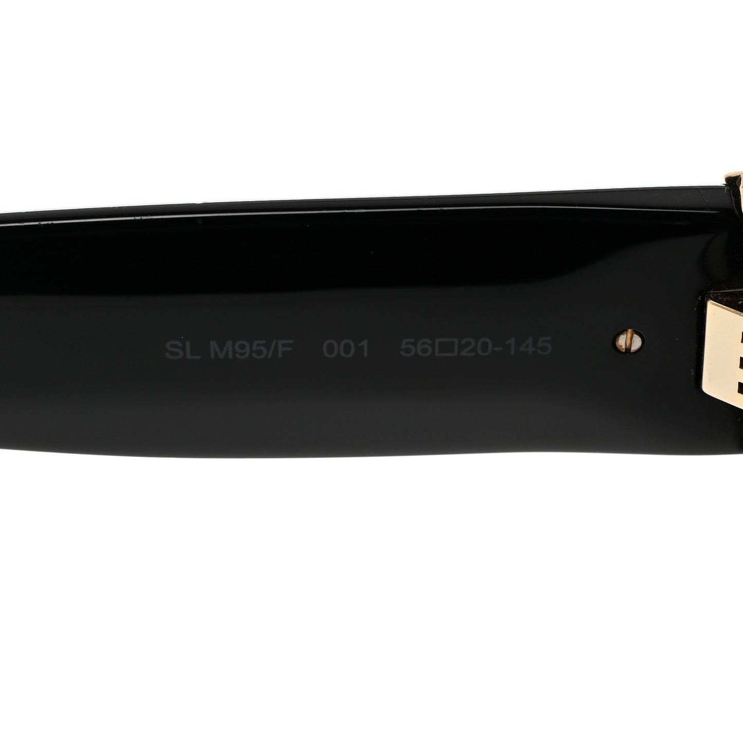 Acetate Cateye Sunglasses SL M95 F Black