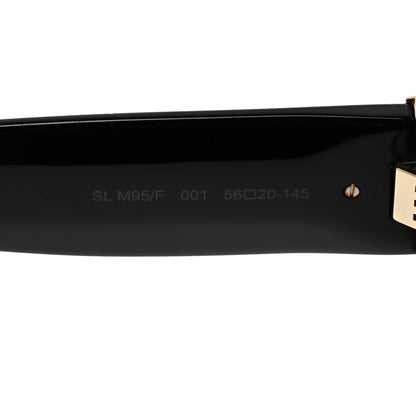 Saint Laurent Acetate Cateye Sunglasses SL M95 F Black 6 of 7
