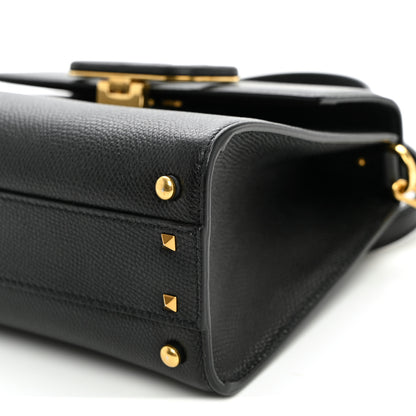 Valentino Garavani Grainy Calfskin Small VSling Top Handle Bag Black 8 of 8