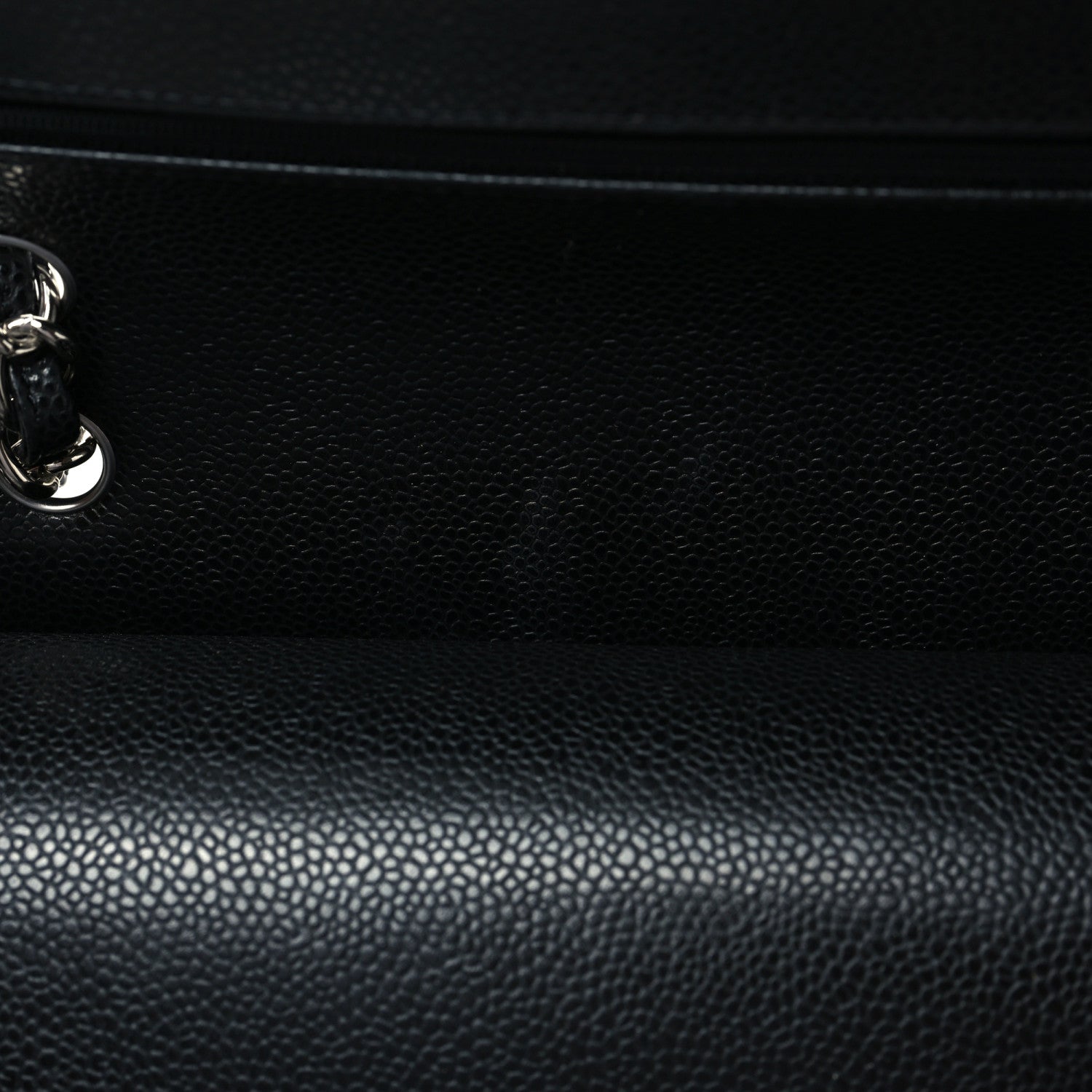 Chanel Caviar Quilted Jumbo Double Flap Black 8 of 9