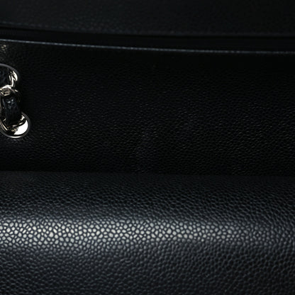 Chanel Caviar Quilted Jumbo Double Flap Black 8 of 9