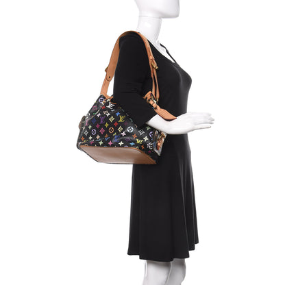 Louis Vuitton Monogram Multicolor Petit Noe Black 2 of 10