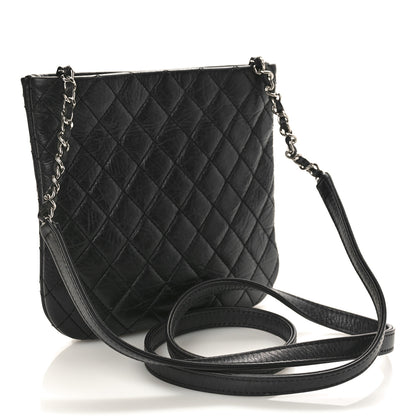 Chanel Aged Calfskin Quilted Crossbody Bag Black 2 of 10