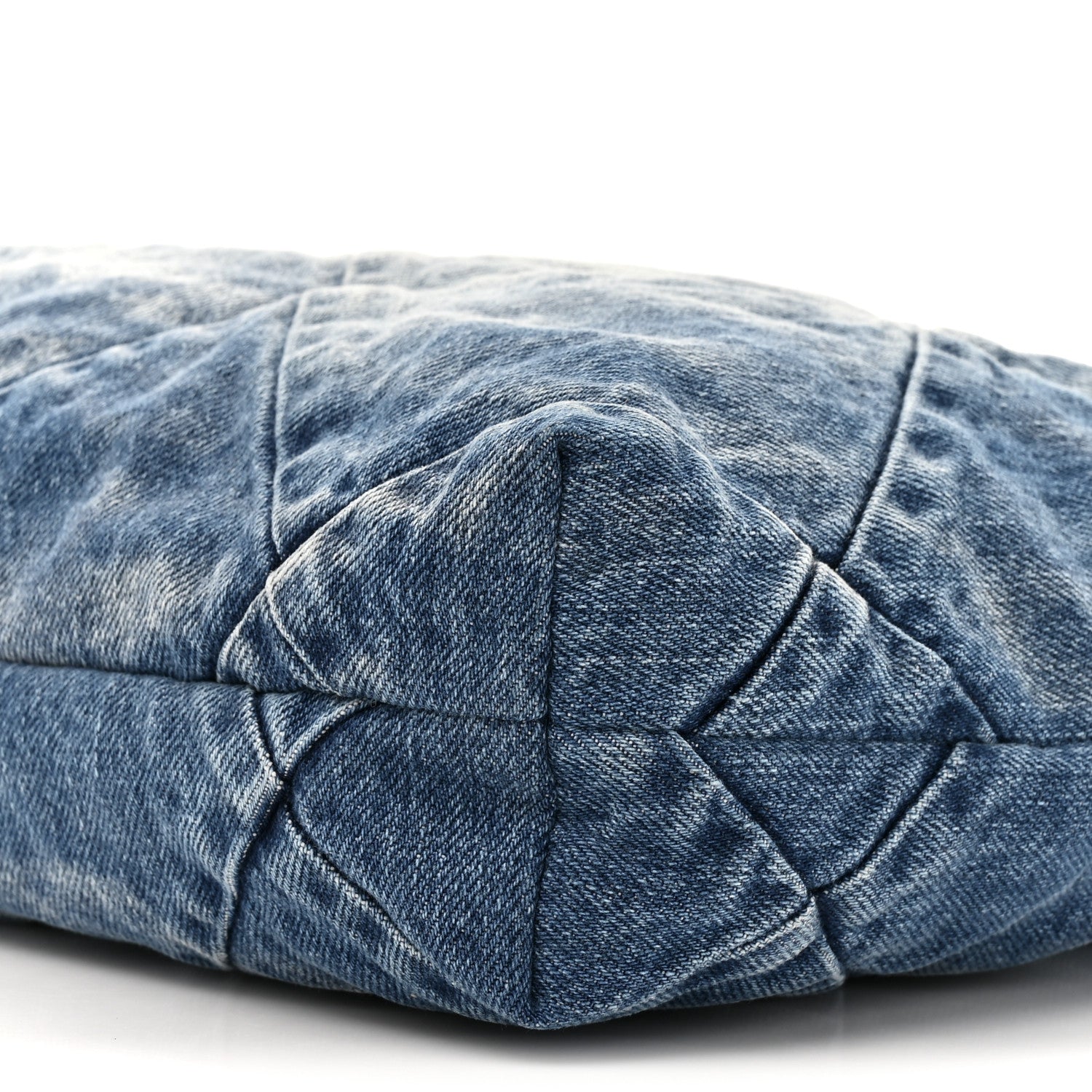 Chanel Denim Quilted Small Chanel 22 Blue 10 of 11