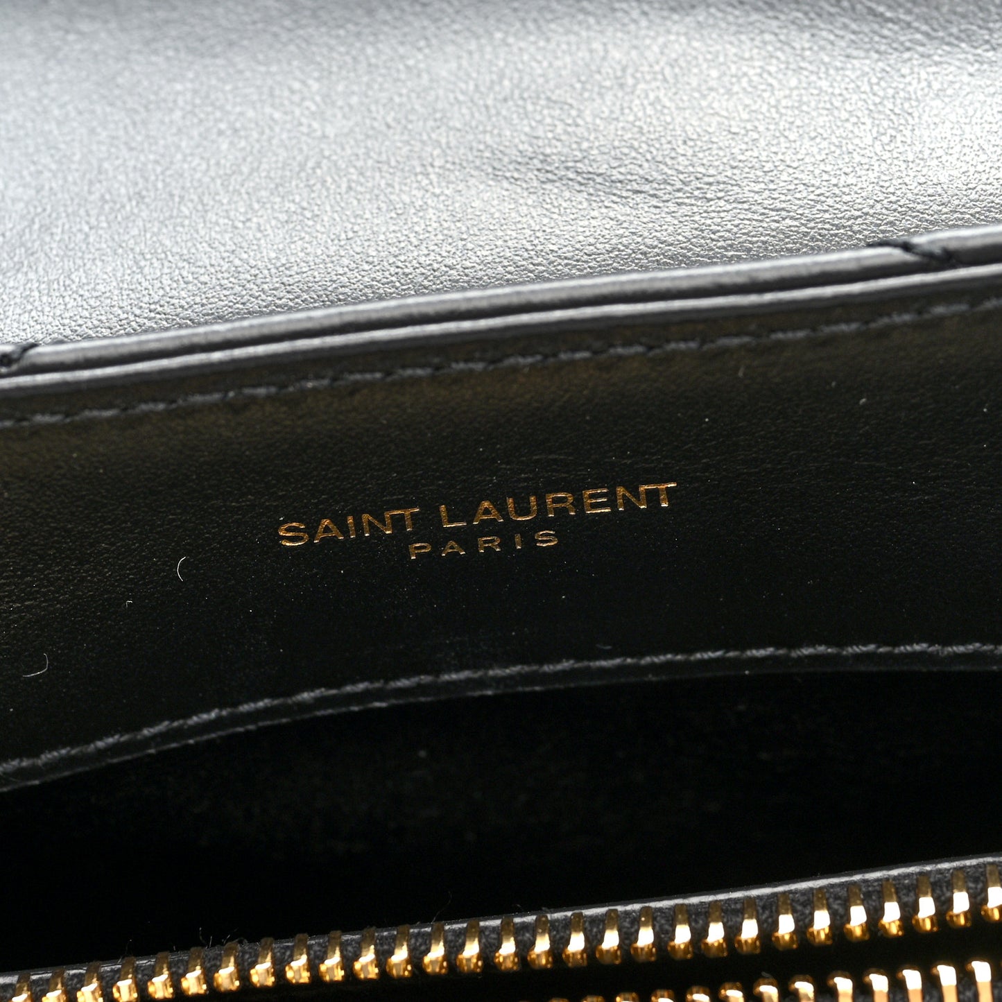 Calfskin Y Quilted Monogram Small Loulou Chain Satchel Black