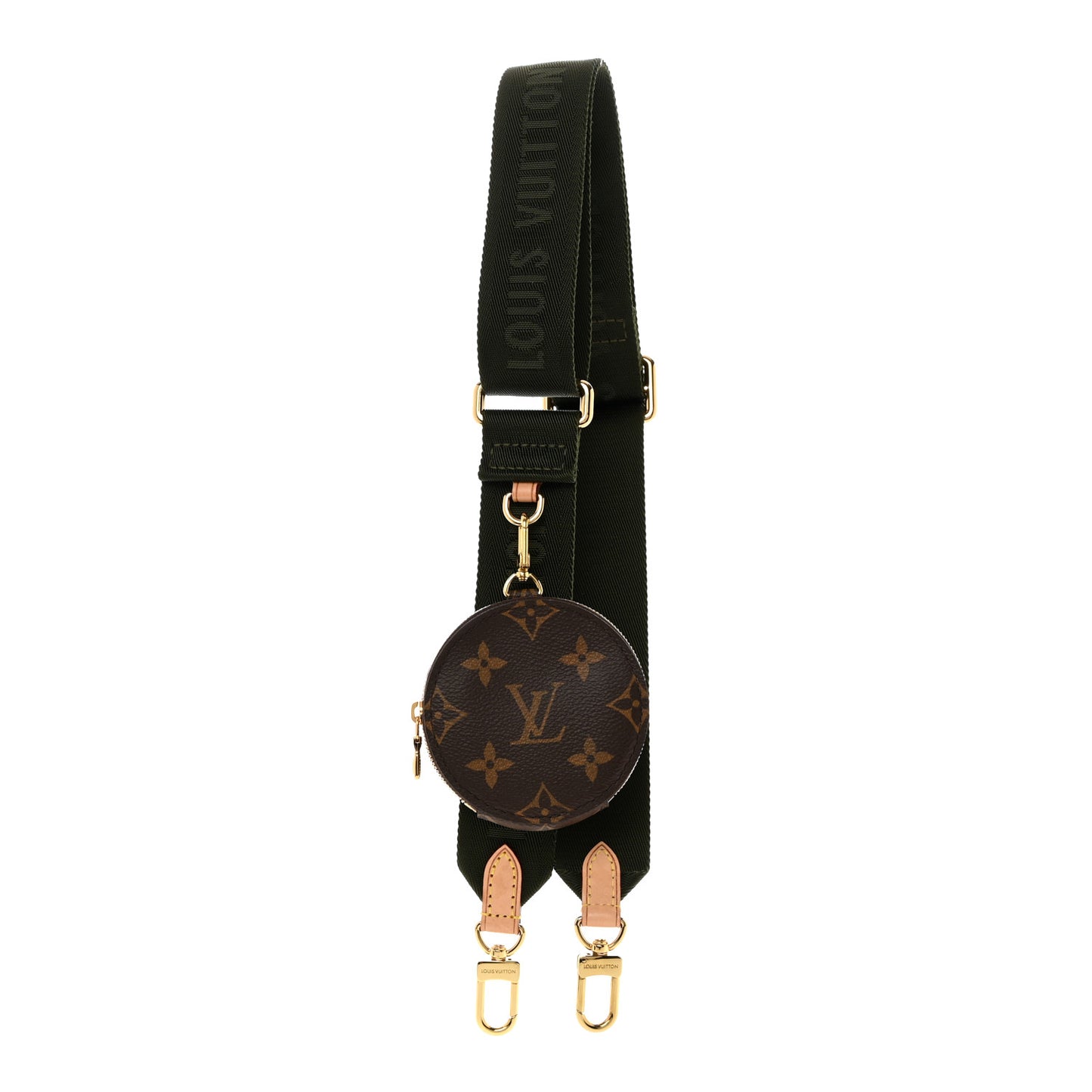 Monogram Multi Pochette Accessories Bandouliere Shoulder Strap Kaki