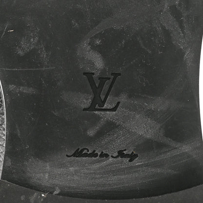 Louis Vuitton Calfskin Monogram Wonderland Flat Ranger Boots 36 Black Red White 6 of 15