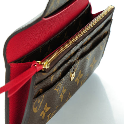 Louis Vuitton Monogram Emilie Wallet Red 9 of 9