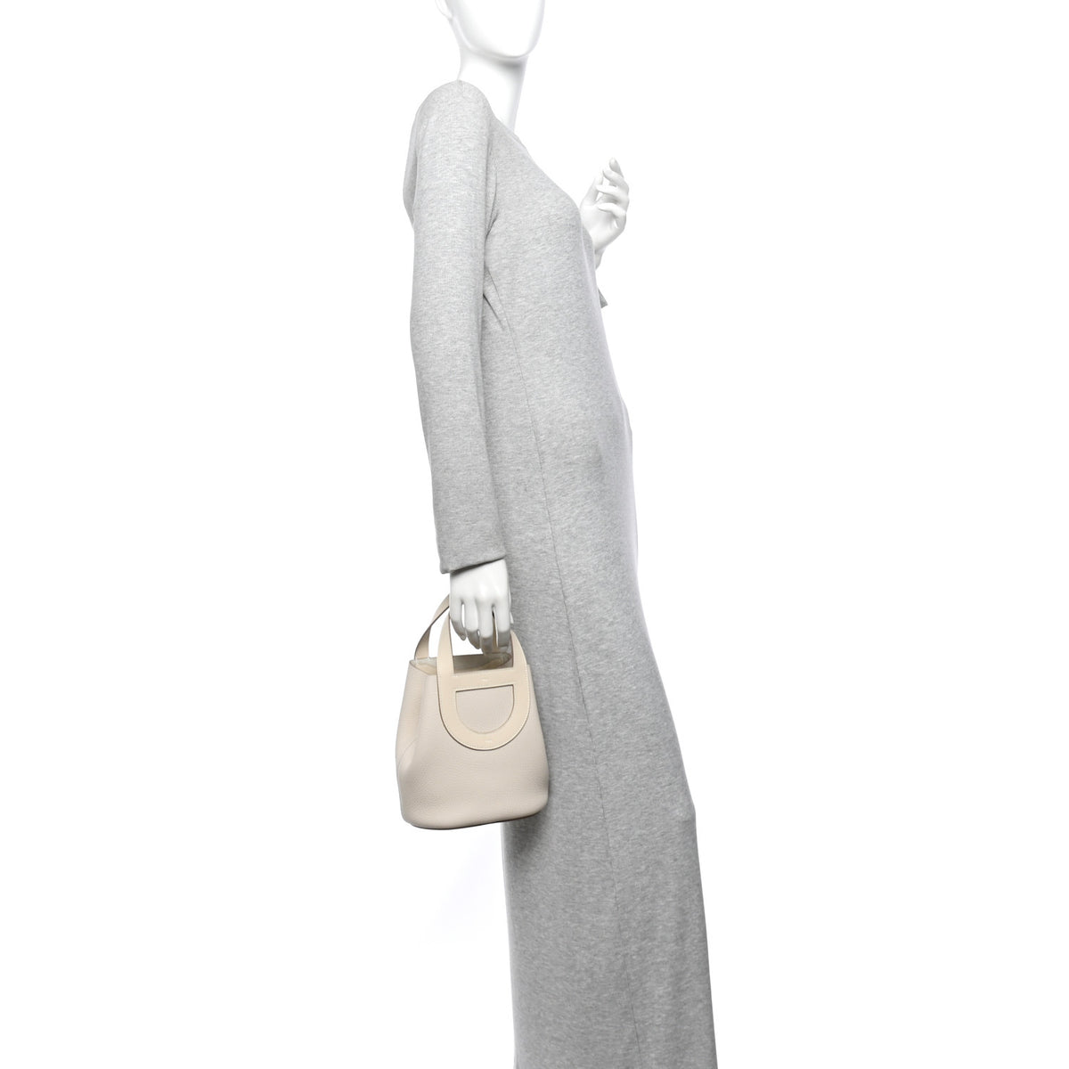 Taurillon Clemence Swift In-The-Loop 18 Bag Craie
