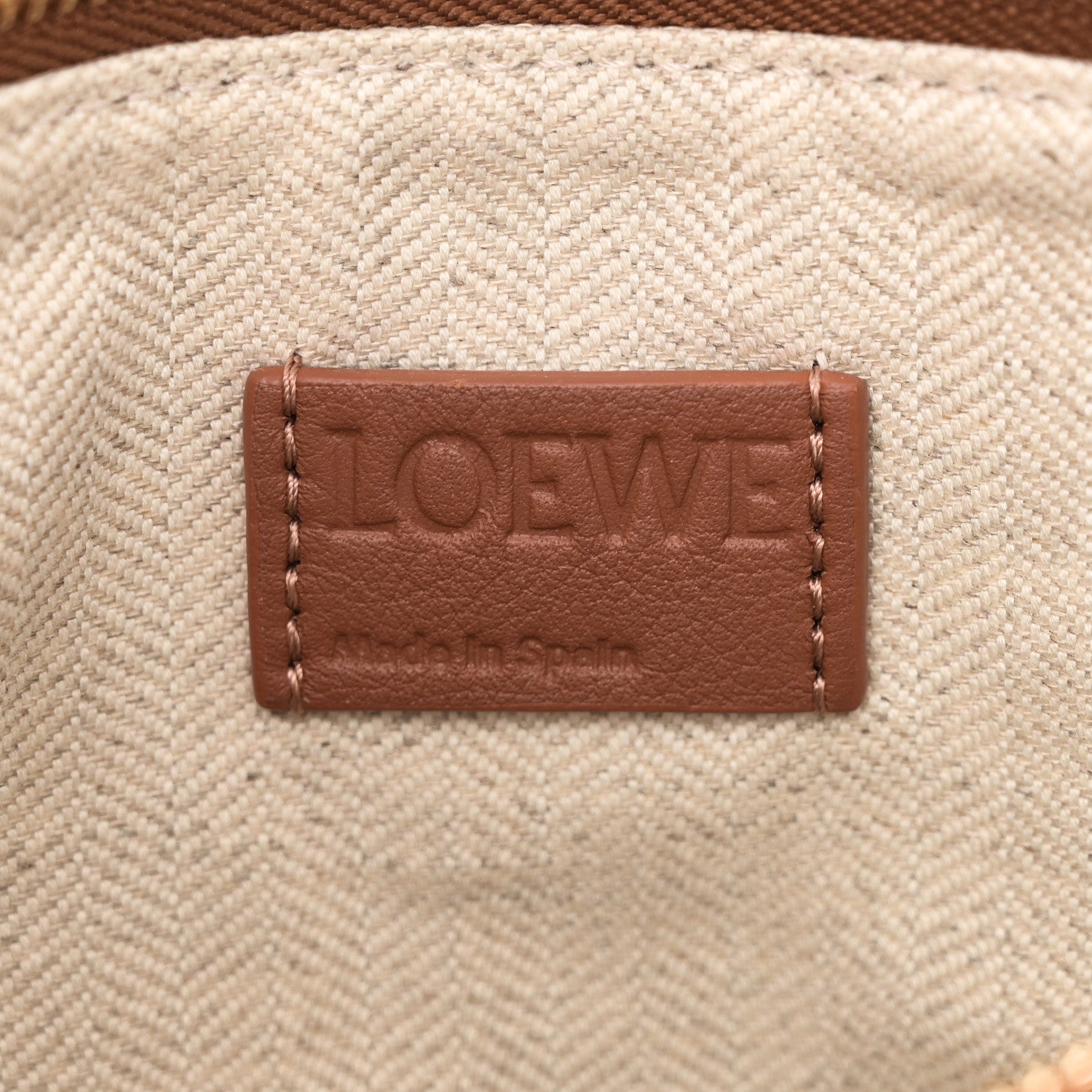 Loewe Calfskin Mini Hammock Hobo Tan 6 of 9